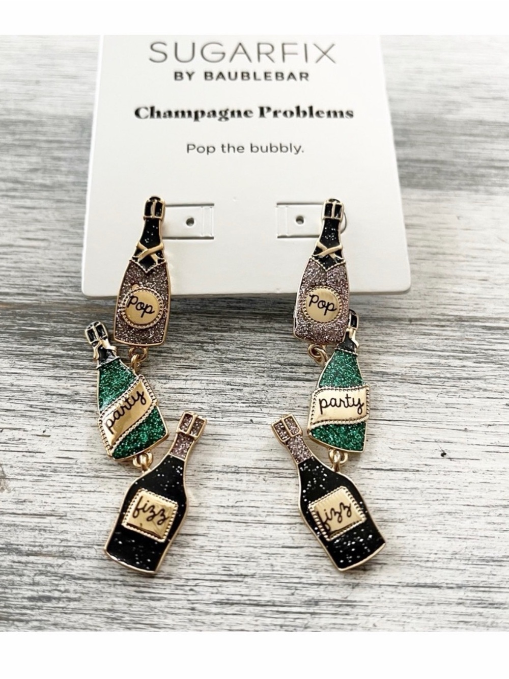 New SUGARFIX by BAUBLEBAR ‘Champagne Problems’ Statement Earrings